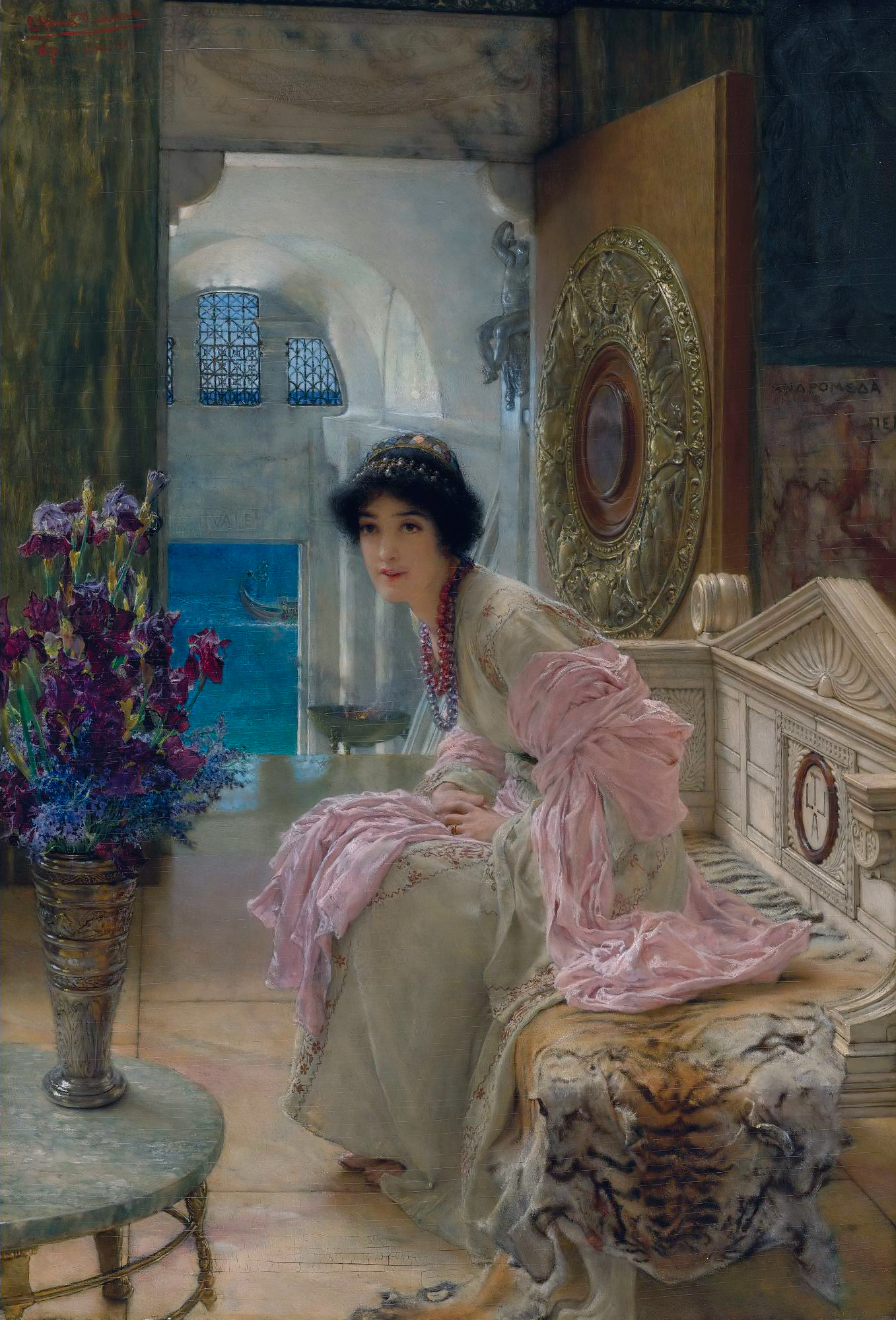 Watching and waiting, by Lawrence Alma Tadema